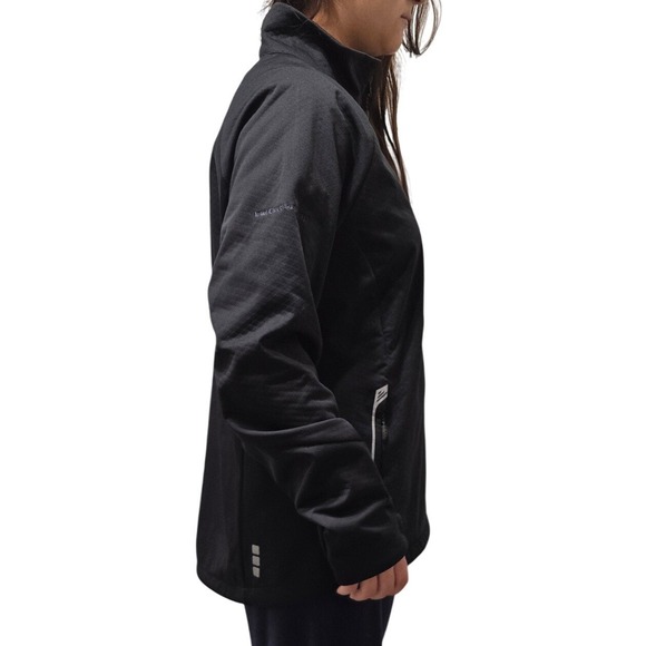 NEW Elevate Intel black gray windbreaker light jacket feature packed! lined XL - Picture 2 of 5